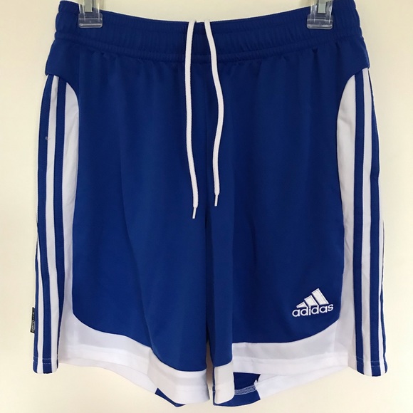 Adidas Blue Soccer Shorts - Picture 2 of 4